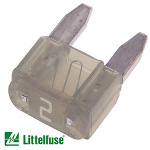 0297002.WXNV Littelfuse Mini Fuse 2 Amp Pack of 50